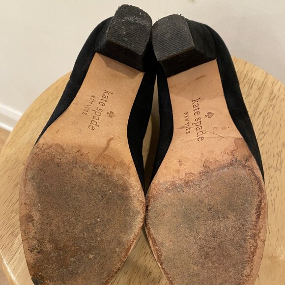 Kate Spade Black Suede Booties - Picture 5 of 6